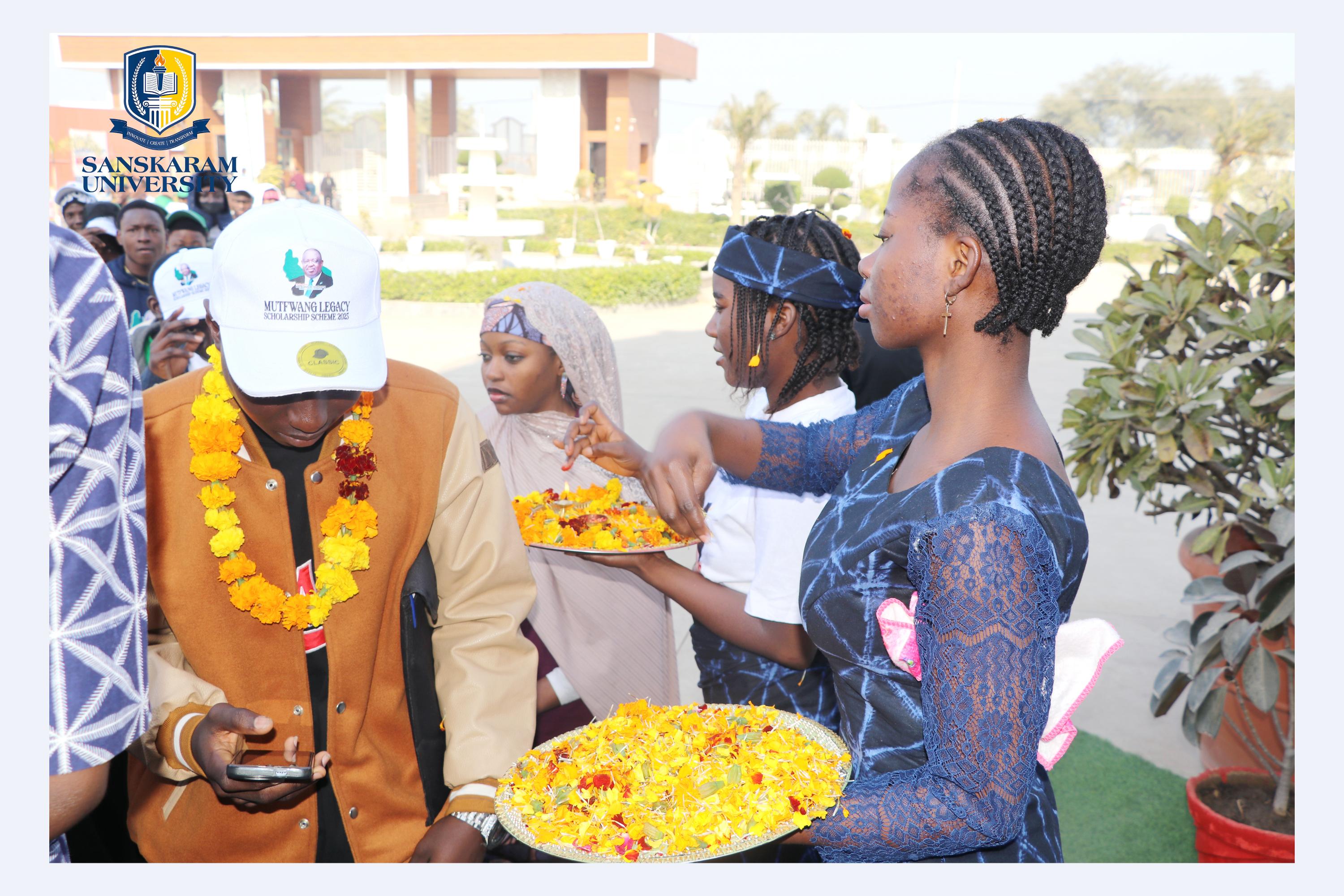 Sanskaram University campus event activity