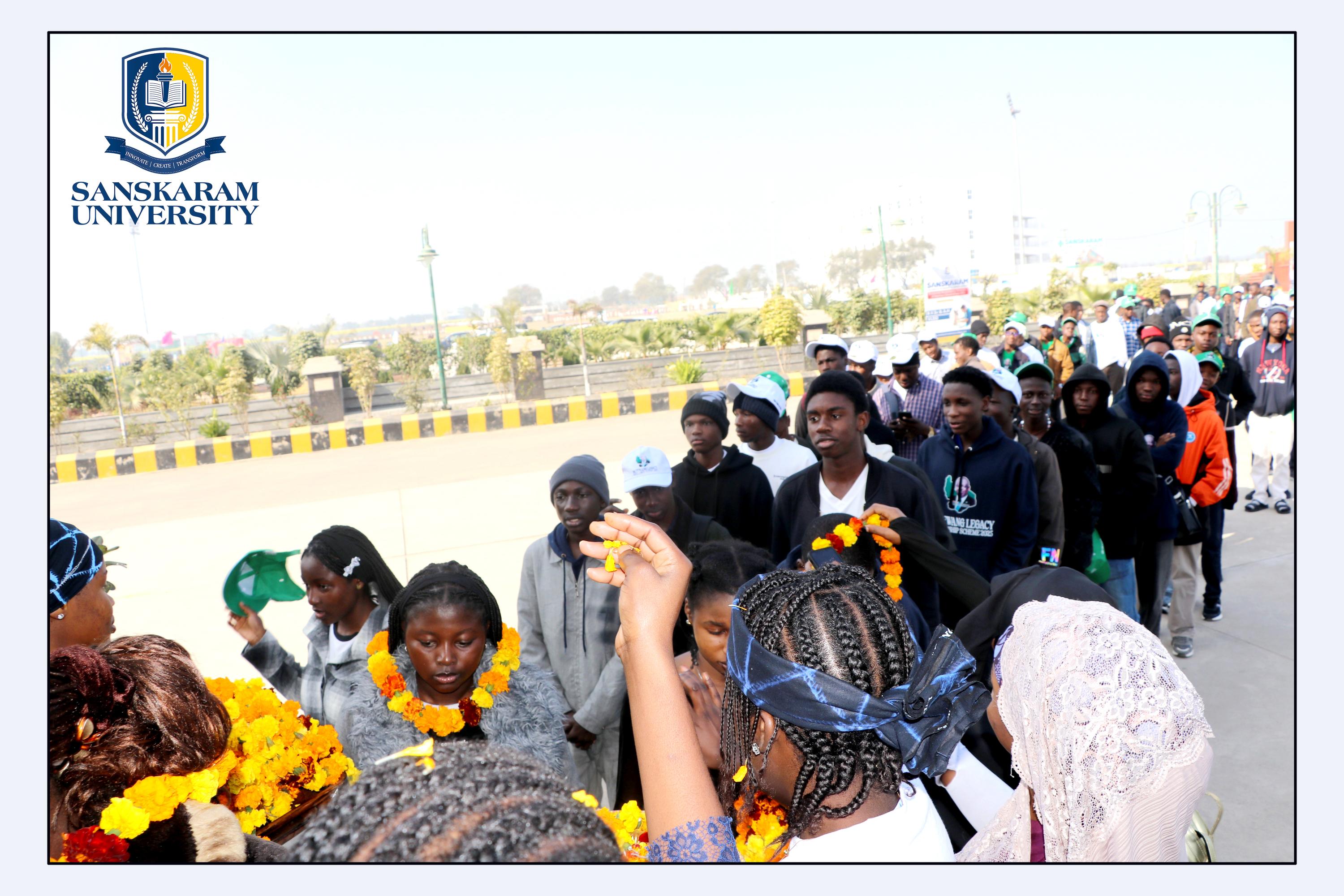 Sanskaram University campus event activity